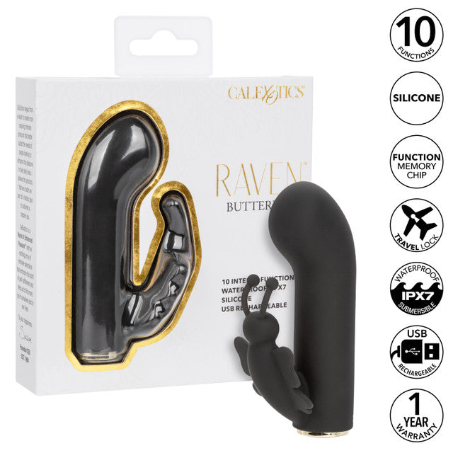 CalExotics Raven Butterfly - Mini Butterfly Rabbit G-Spot Vibrator