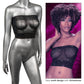 Calexotics Radiance Bandeau Top w Dazzling Rhinestone Accents