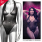 Calexotics Radiance Deep V Body Suit Plus Size