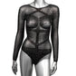 Calexotics Radiance Long Sleeve Body Suit One Size