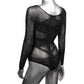 Calexotics Radiance Long Sleeve Body Suit Plus Size