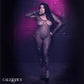 Calexotics Radiance Radiance Crotchless Full Body Suit Plus Size