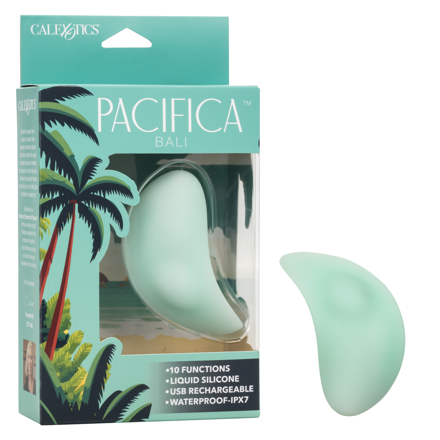 Calexotics Pacifica™ Bali Curved Teaser Vibrator