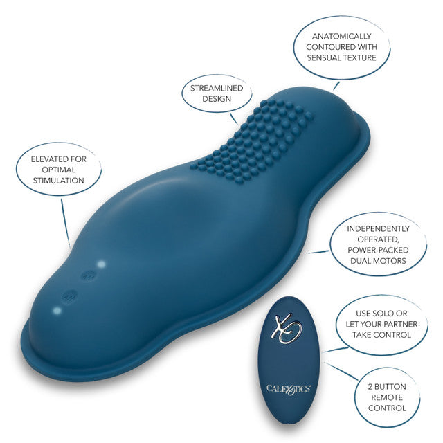 CalExotics Dual Rider Remote Control Bump and Grind Vibrating Vibrator Rider Pad