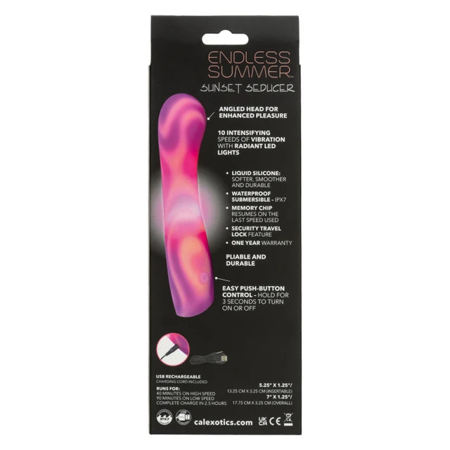 CalExotics Endless Summer Sunset Seducer LED Vibrator