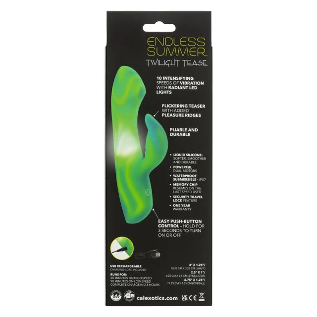 CalExotics Endless Twilight Tease LED Rabbit Vibrator