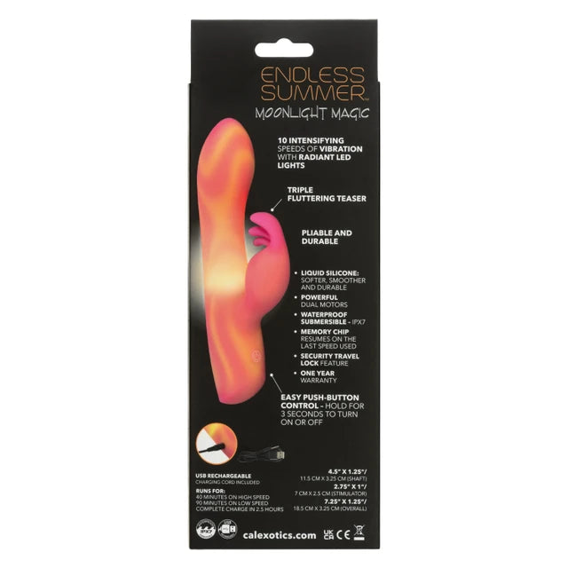 CalExotics Endless Summer Moonlight LED Rabbit Vibrator