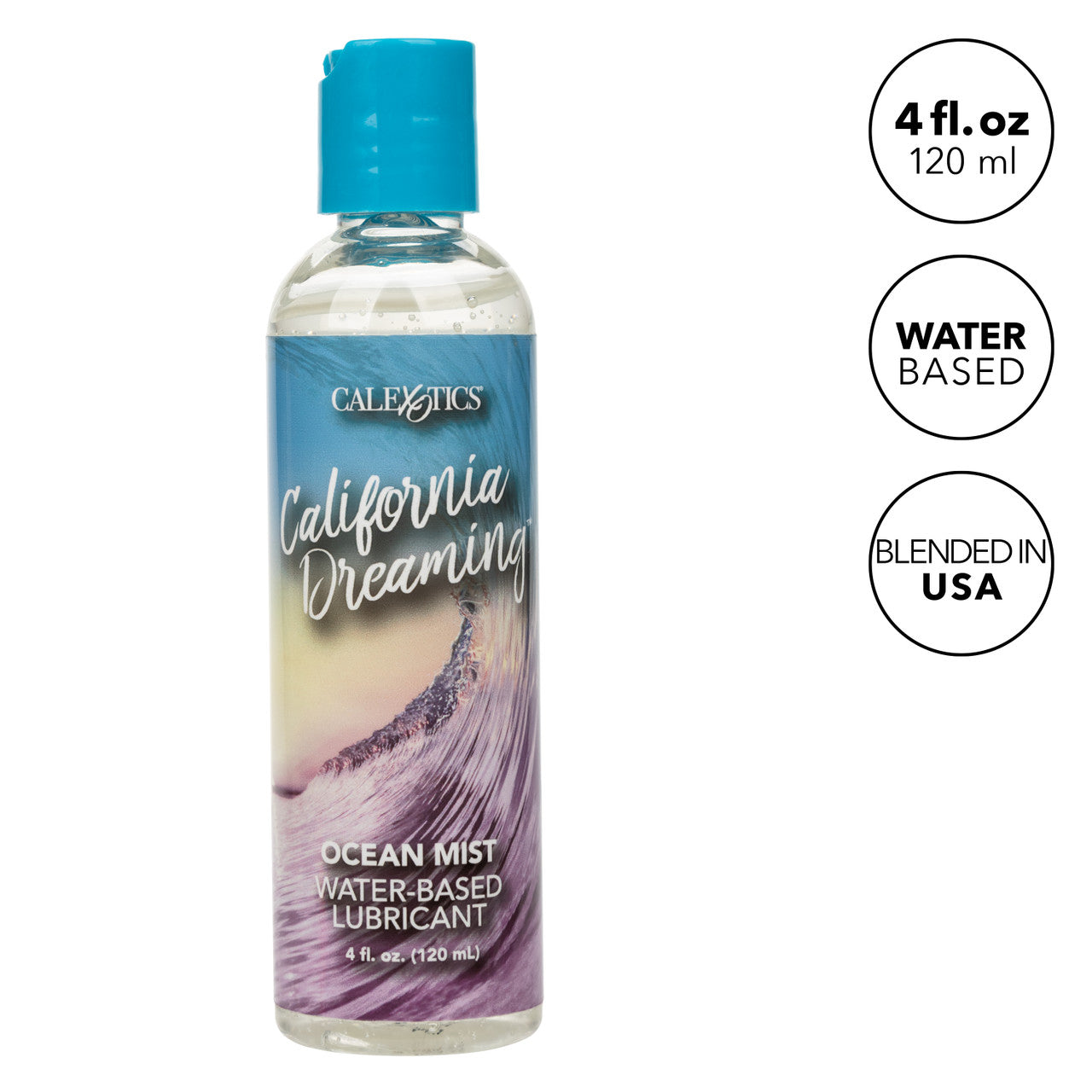 Calexotics California Dreaming Ocean Mist Water-Based Lubricant 4oz/120ml