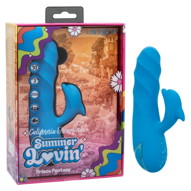 Calexotics California Dreaming® Summer Lovin' Frisco Fantasy Thrusting Rabbit Vibrator