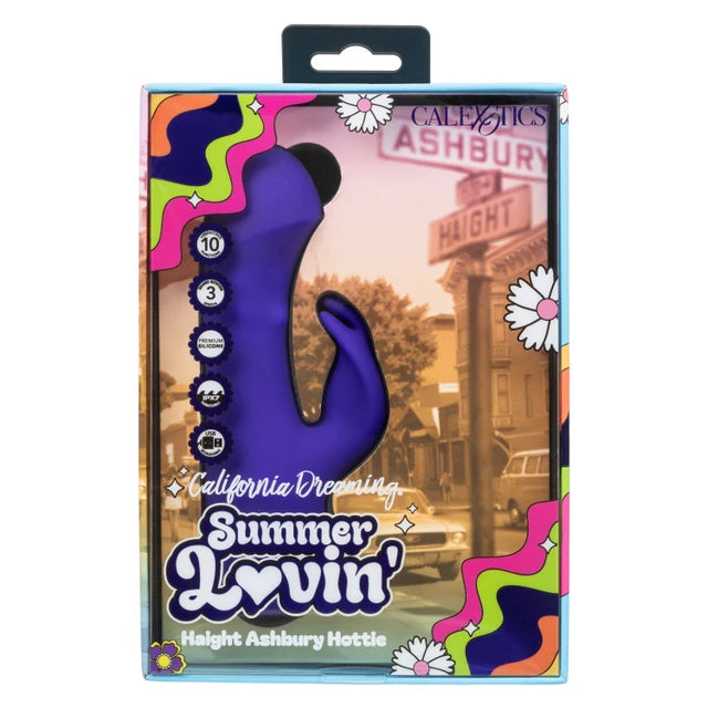 Calexotics California Dreaming® Summer Lovin' Haight Ashbury Hotti Rotating Rabbit Vibrator