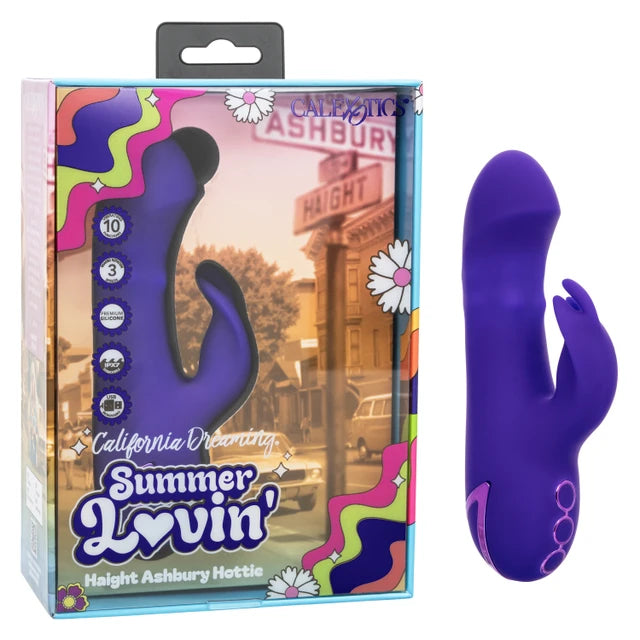 Calexotics California Dreaming® Summer Lovin' Haight Ashbury Hotti Rotating Rabbit Vibrator
