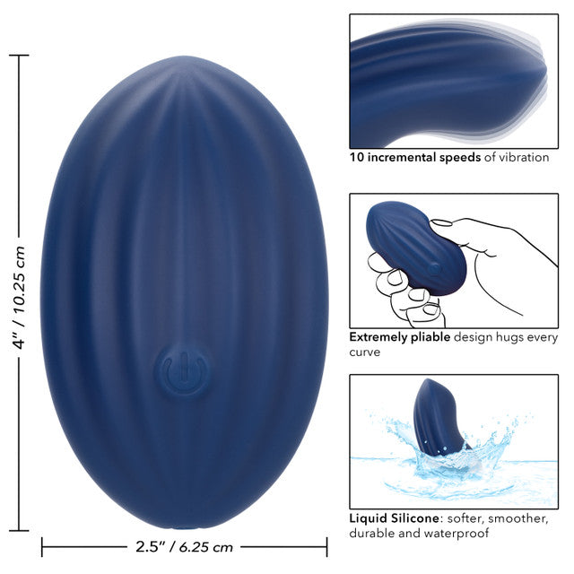 Calexotics Cashmere Velvet Curve Massager Vibrator