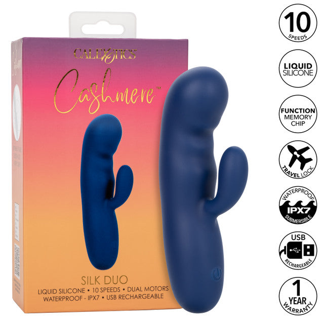 Calexotics Cashmere Silk Duo G-Spot Massager Vibrator