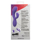 Calexotics Stella Liquid Silicone "C" Curve Vibrator Pulsation Escalation