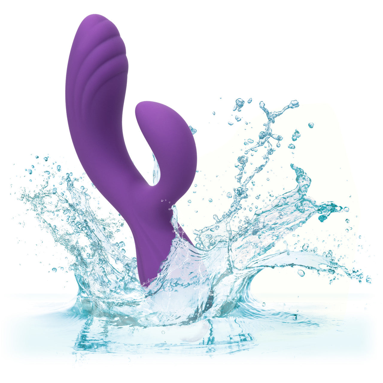 Calexotics Stella Liquid Silicone "C" Curve Vibrator Pulsation Escalation