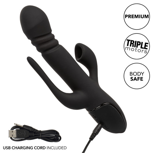 Calexotics III Triple Euphoria - Triple Thrusting Suction Vibrator