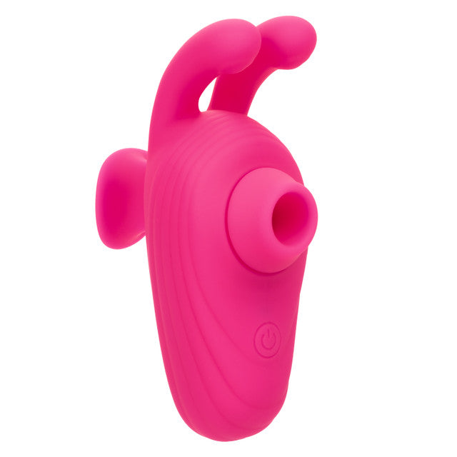 Calexotics Neon Vibes The Kissing Bunny Vibe - Handheld Suction Vibrator