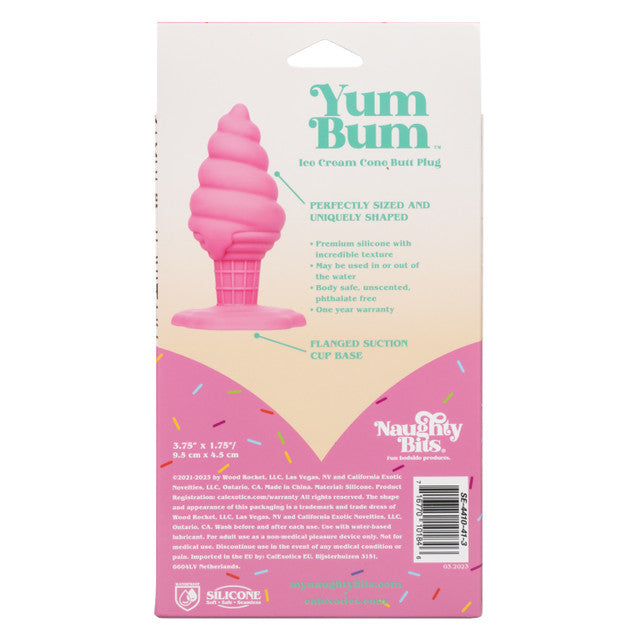 Calexotics | Naughty Bits Yum Bum Ice Cream Cone Butt Plug