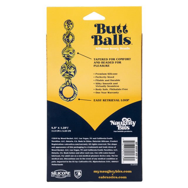 Calexotics | Naughty Bits Butt Balls Anal Beads