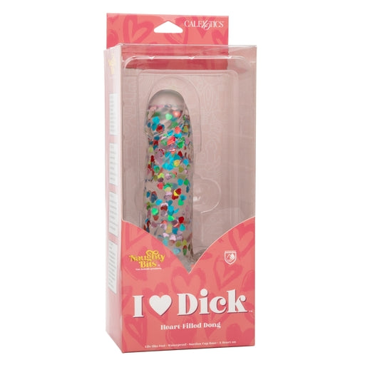 Calexotics | Naughty Bits I Love Dick Heart-Filled Dong Dildo