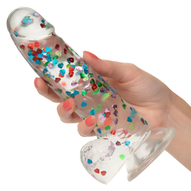 Calexotics | Naughty Bits I Love Dick Heart-Filled Dong Dildo