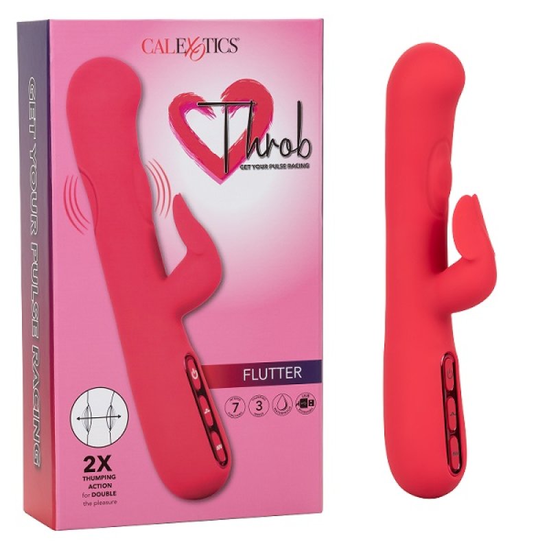 CalExotics Throb Flutter Rabbit Vibrator