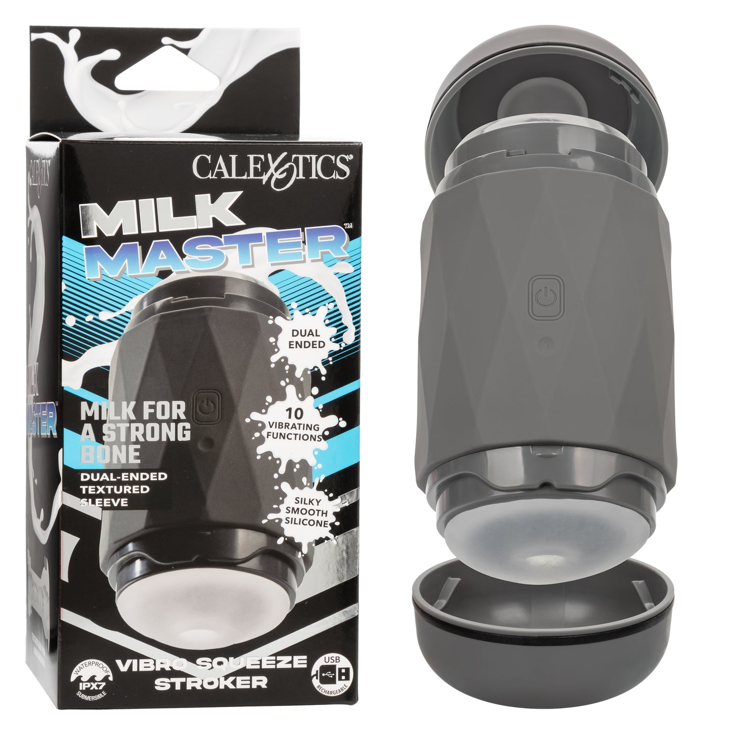 Calexotics Milk Master™ Vibro Squeeze Stroker