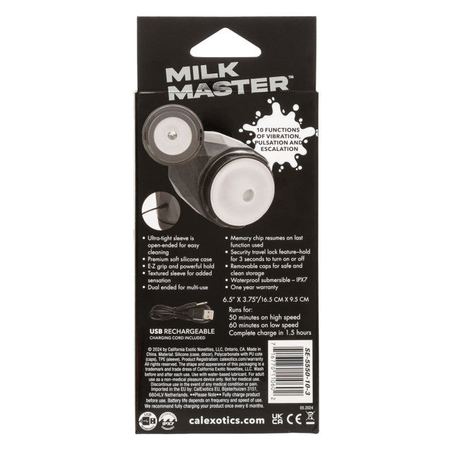 Calexotics Milk Master™ Vibro Squeeze Stroker