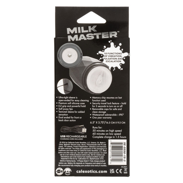 Calexotics Milk Master™ Vibro Squeeze Pussy Stroker