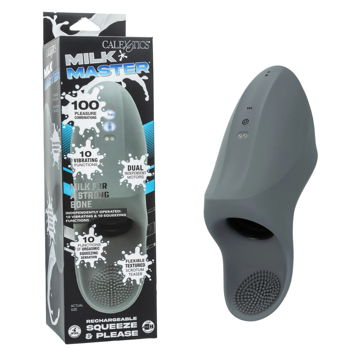 Calexotics Milk Master® Rechargeable Squeeze & Please Masturbator