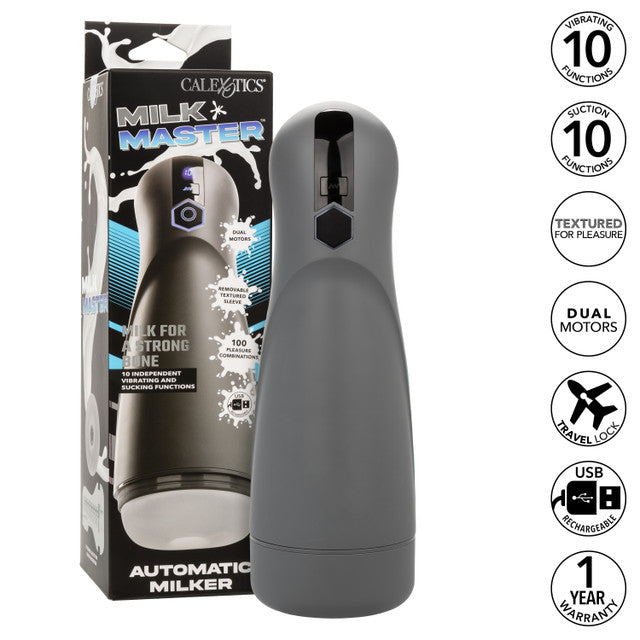 Calexotics Milk Master™ Automatic Milker Stroker - Sucking & Vibrating Masturbator