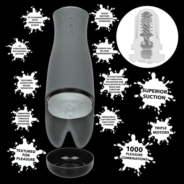 Calexotics Milk Master® Ultimate Automatic Milker - Sucking & Vibrating Masturbator