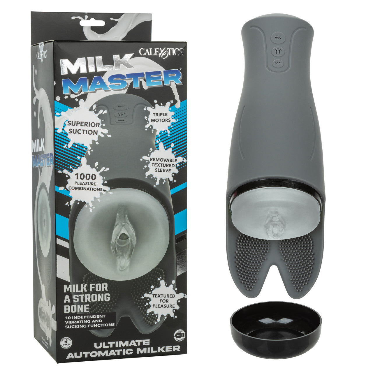 Calexotics Milk Master® Ultimate Automatic Milker - Sucking & Vibrating Masturbator