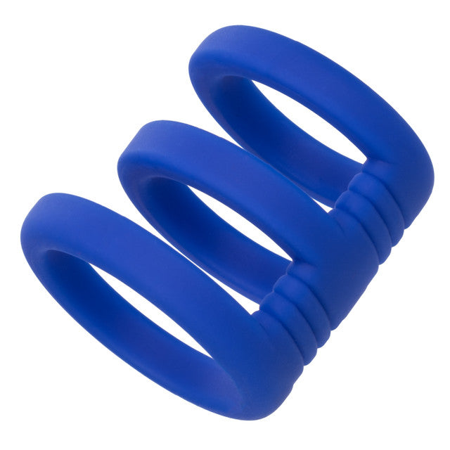 Calexotics Admiral Triple Cock Cage - Premium Multi Cock Ring Support