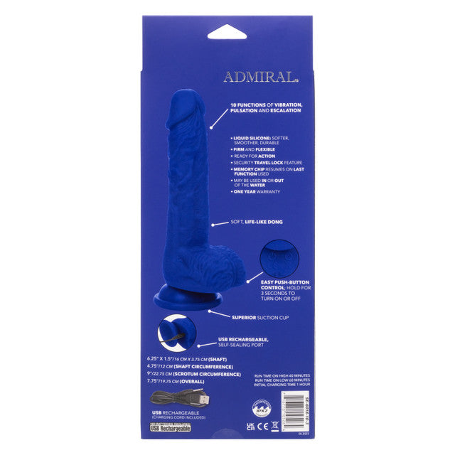 Calexotics Admiral 7" Vibrating Sailor Dildo