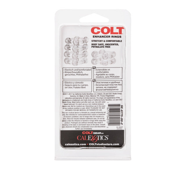 CalExotics | COLT Enhancer Rings - Clear