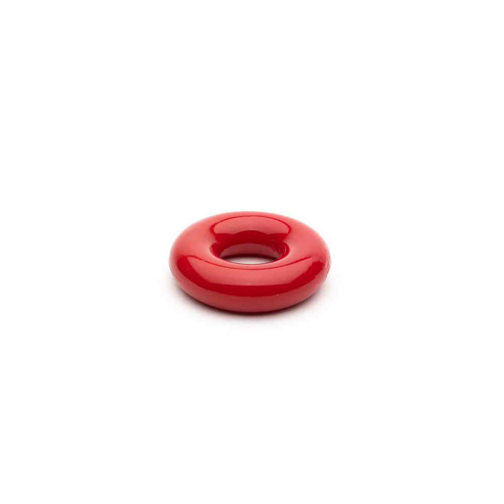Sport Fucker Rubber Cockring - Red Cock Ring Set - 3 Pack