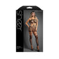 Fantasy Lingerie SHEER UNHOLY Bodystocking Dress - Black One Size