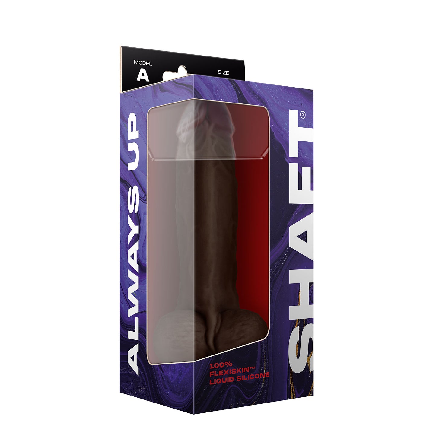 Shaft MODEL A 9.5" Liquide Silicone Dildo Dong w/Balls