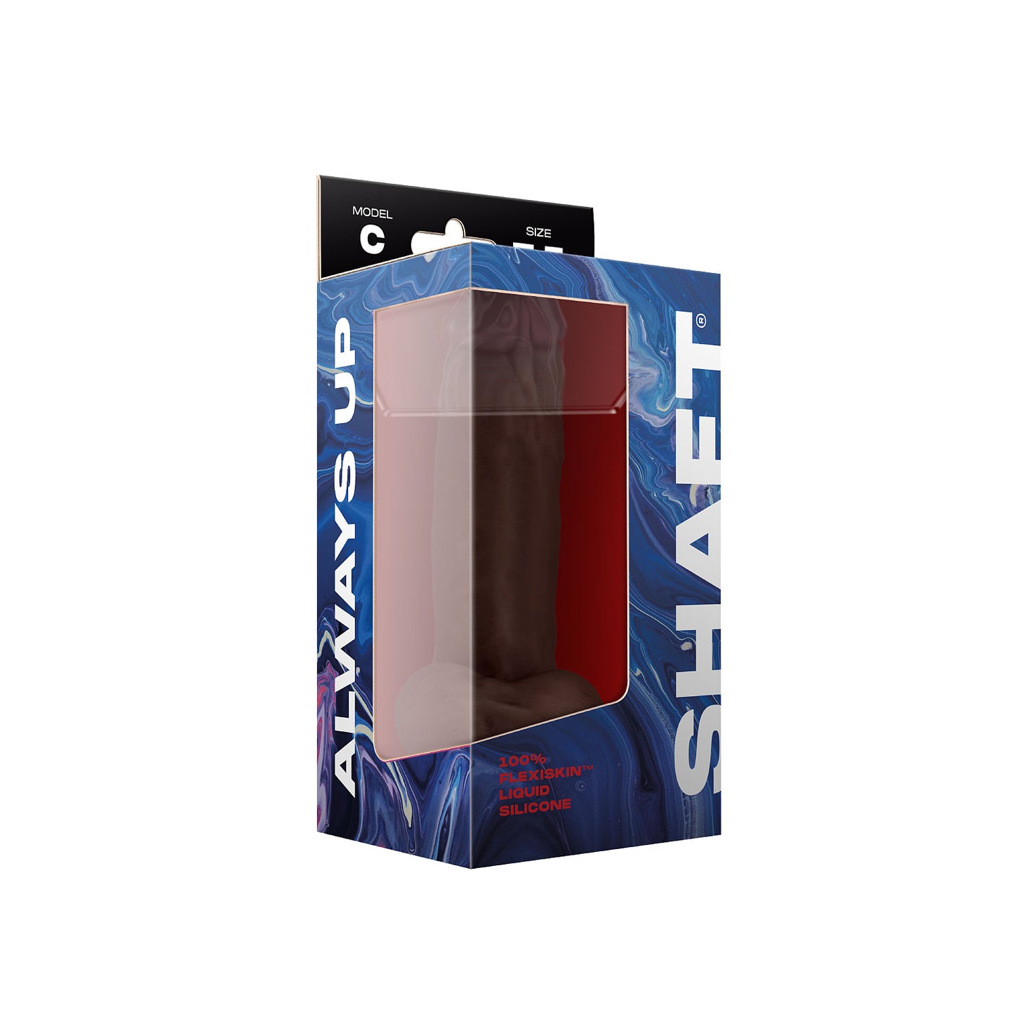 Shaft MODEL C 7.5" Liquide Silicone Dong w/Balls