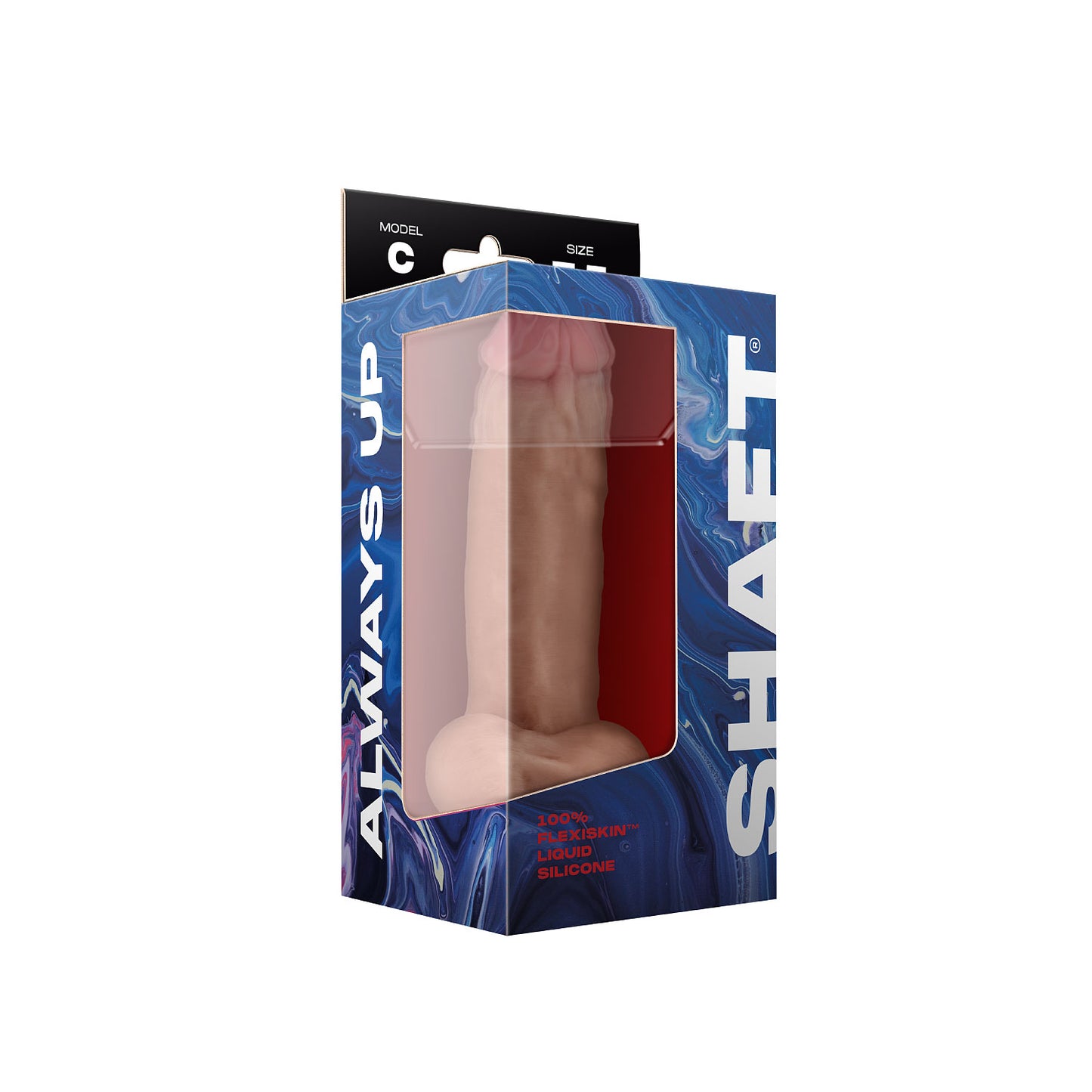 Shaft MODEL C 7.5" Liquide Silicone Dong w/Balls