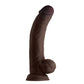Shaft MODEL C 9.5" Liquide Silicone Dong w/Balls