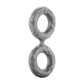 Shaft Model D Flexskin Liquid Silicone Double C-Ring Cock Ring Size 1