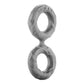 Shaft Model D Flexskin Liquid Silicone Double C-Ring Cock Ring Size 2