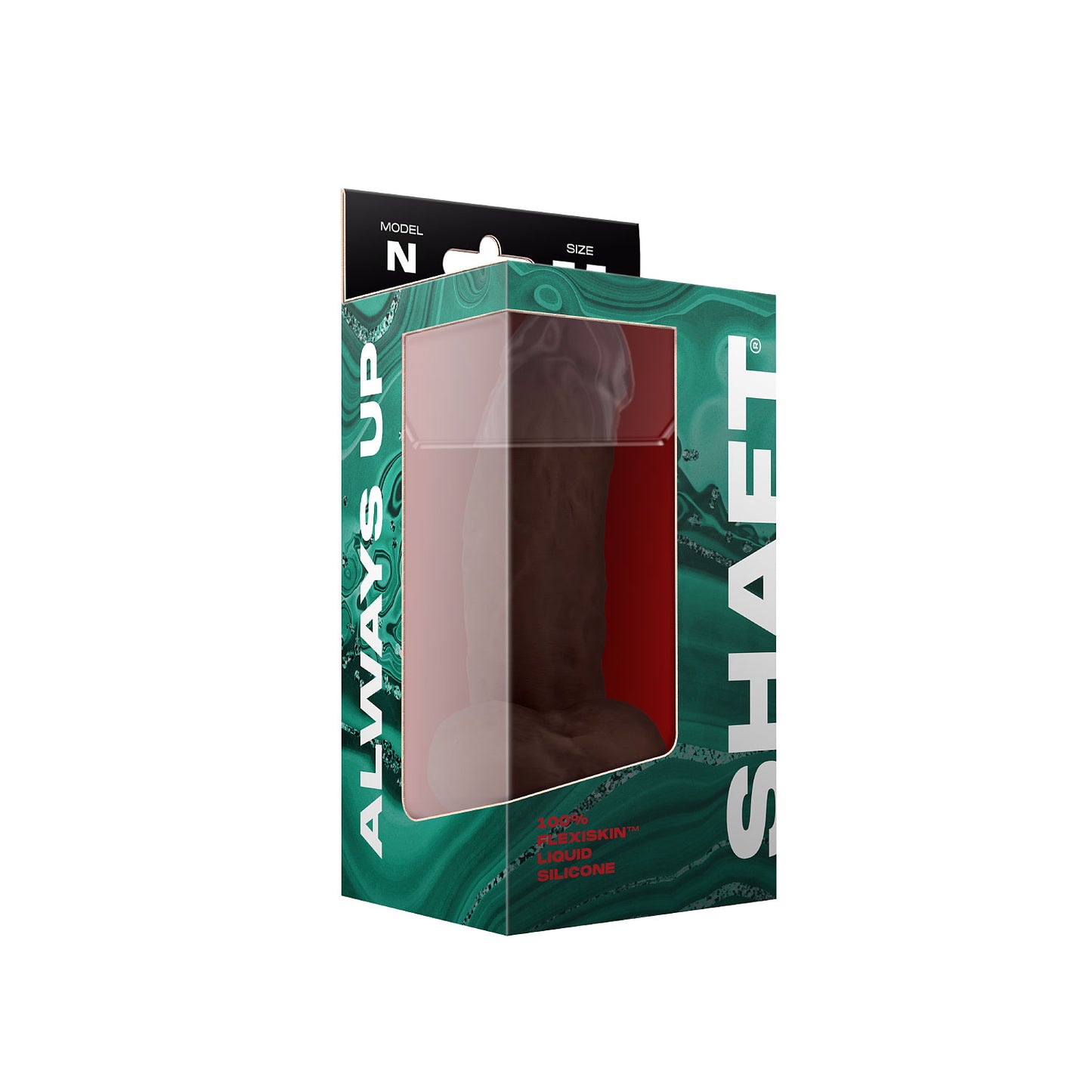 Shaft MODEL N 7.5" Liquide Silicone Dong w/Balls