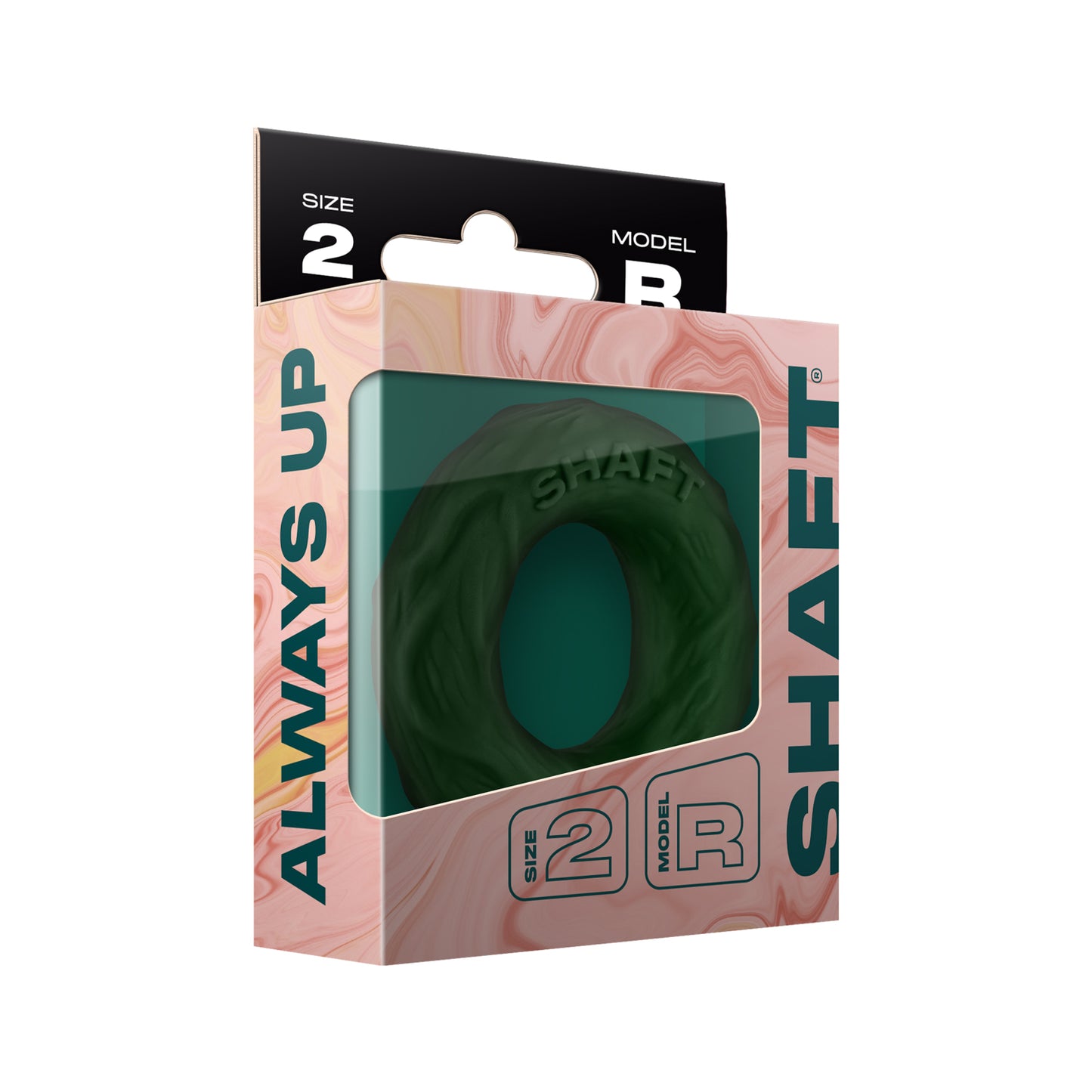Shaft Model R Flexskin Liquid Silicone C-Ring Cock Ring Size 2