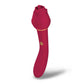 Secret Kisses ROSEGASM LINGO Rose Red 20.3cm Dual Vibrator & Flicking Stimulator