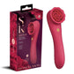 Secret Kisses ROSEGASM ROSE QUAKE Dual Ended Tapping Vibrator