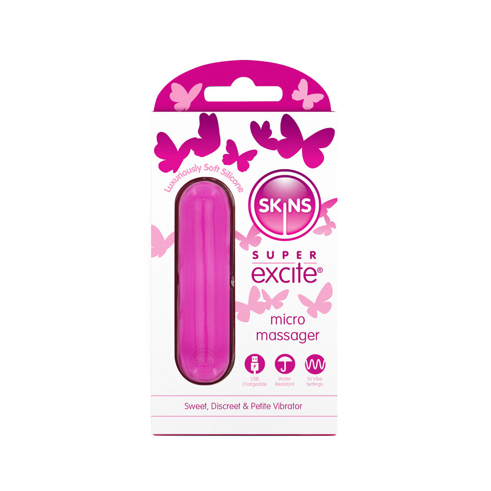 CreativeC | Skins Super Excite Rechargeable Pink Bullet