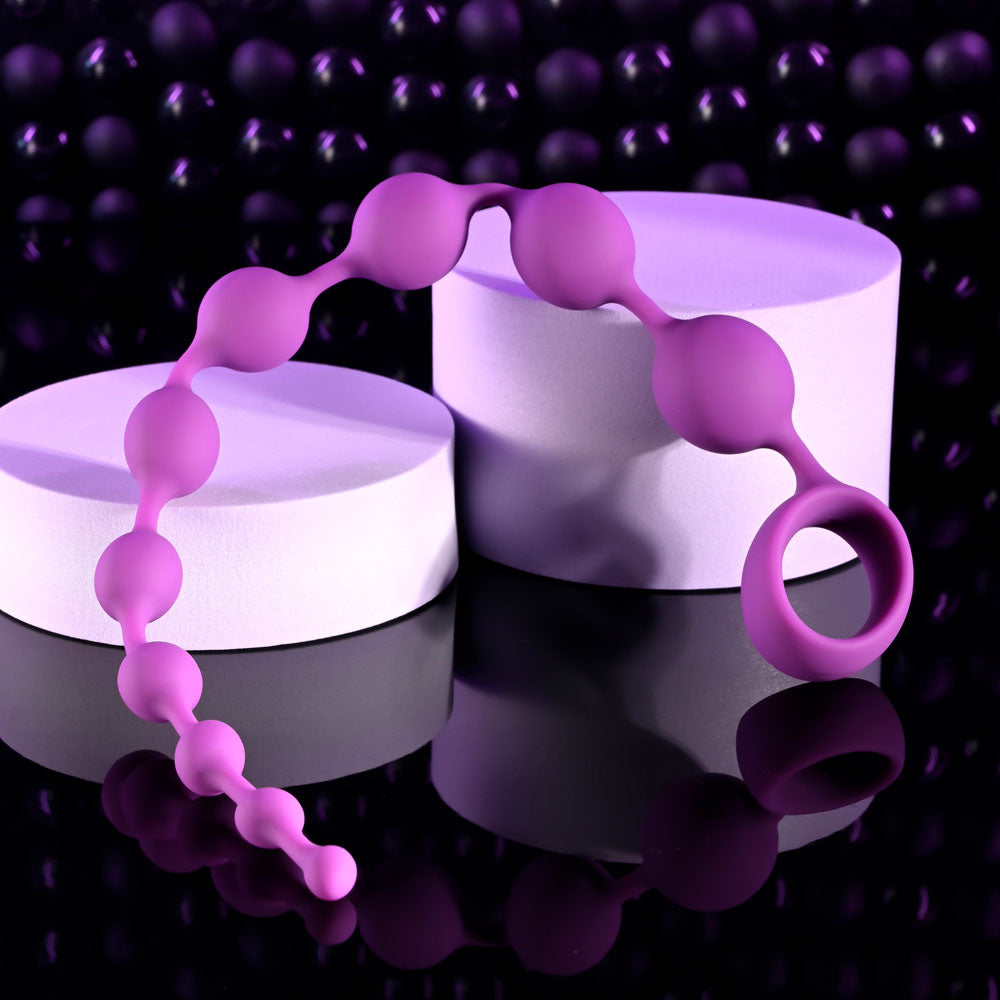 Selopa BEADED ADVENTURE - Purple 35.5cm Anal Beads